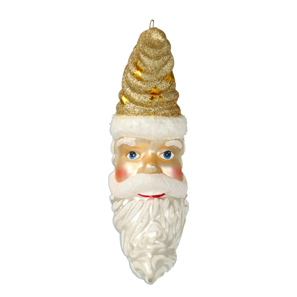 Serene Celestial Seer | Hand-Painted Glass Ornament | Blubom 2020-360