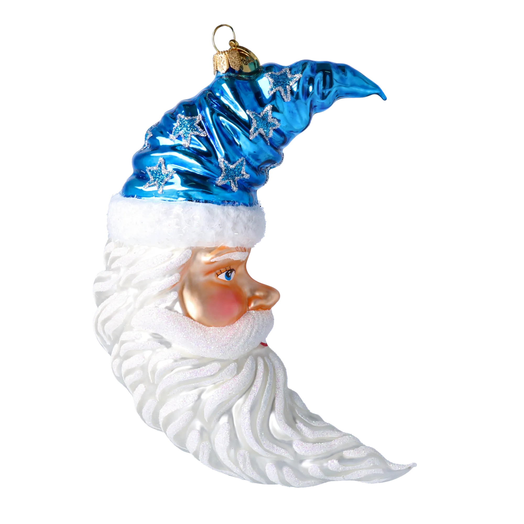 Nocturnal Voyager | Hand-Painted Glass Ornament | Blubom 2020-362