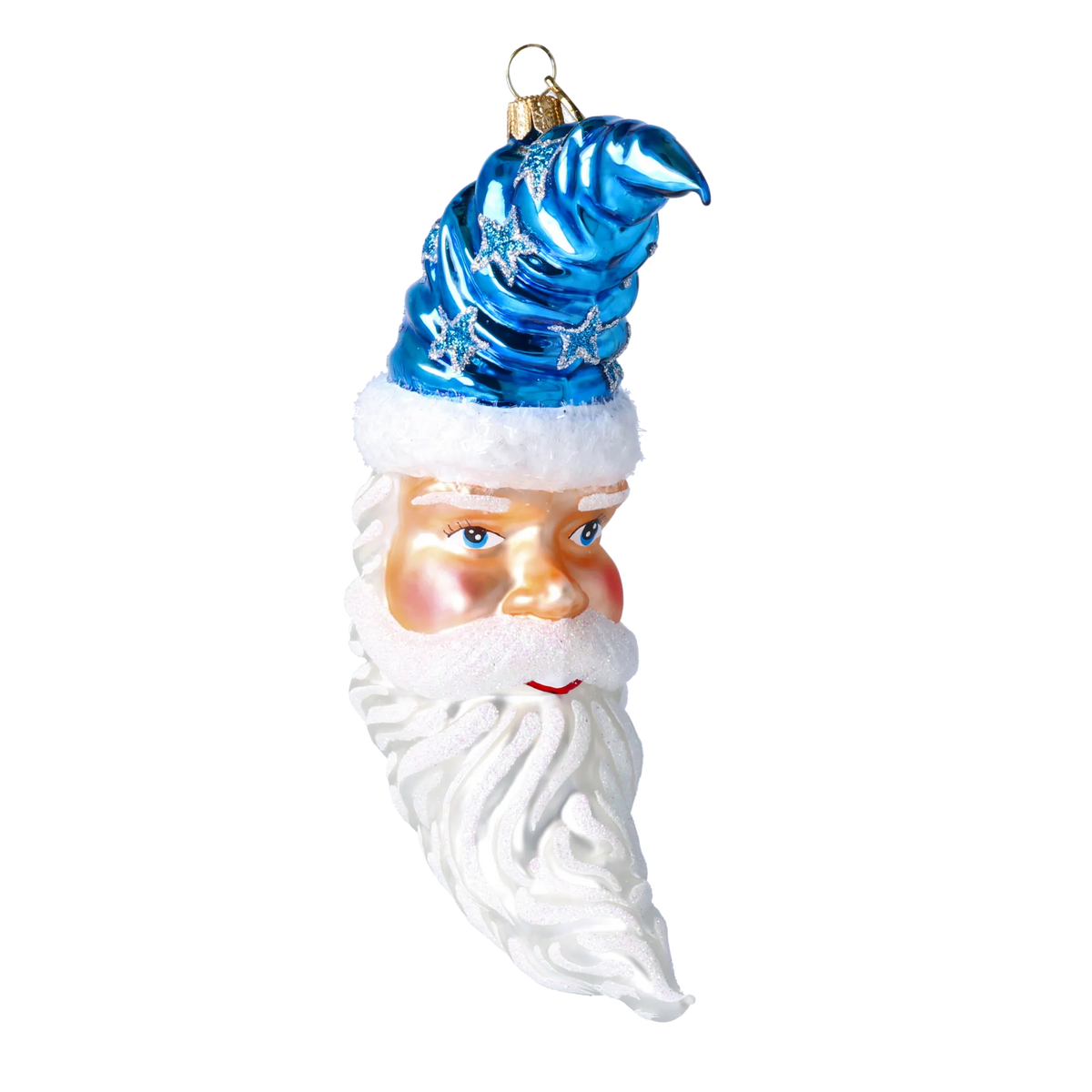 Nocturnal Voyager | Hand-Painted Glass Ornament | Blubom 2020-362