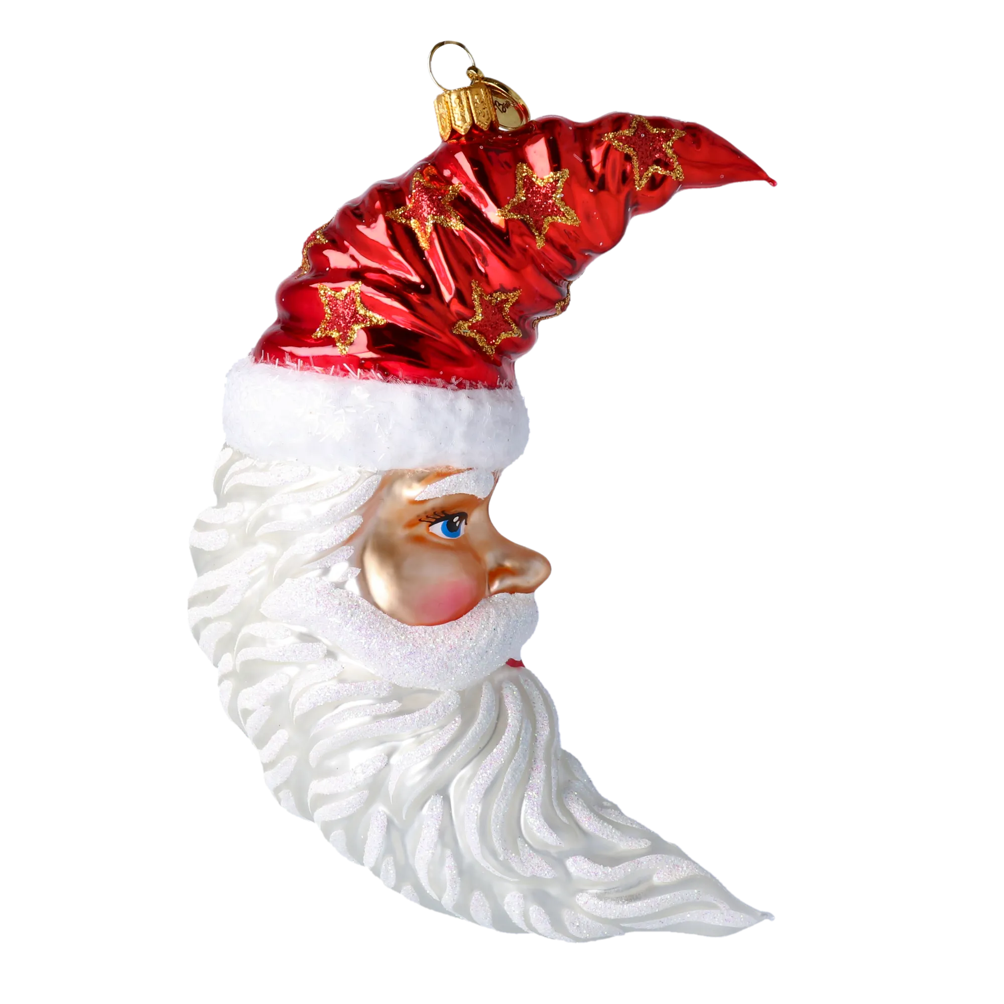 Benevolent Nocturne | Hand-Painted Glass Ornament | Blubom 2020-363