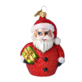 Benevolent Patron Emerald Parcel | Hand-Painted Glass Ornament | Blubom 2020-366