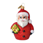 Benevolent Patron Emerald Parcel | Hand-Painted Glass Ornament | Blubom 2020-366