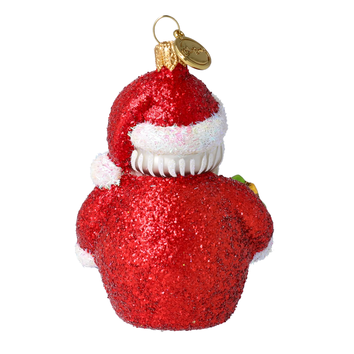 Benevolent Patron Emerald Parcel | Hand-Painted Glass Ornament | Blubom 2020-366