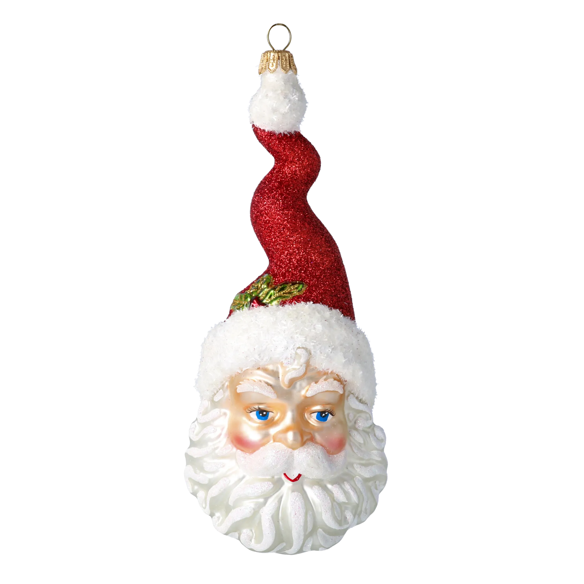 Nicholas Winding Spire | Hand-Painted Glass Ornament | Blubom 2020-370