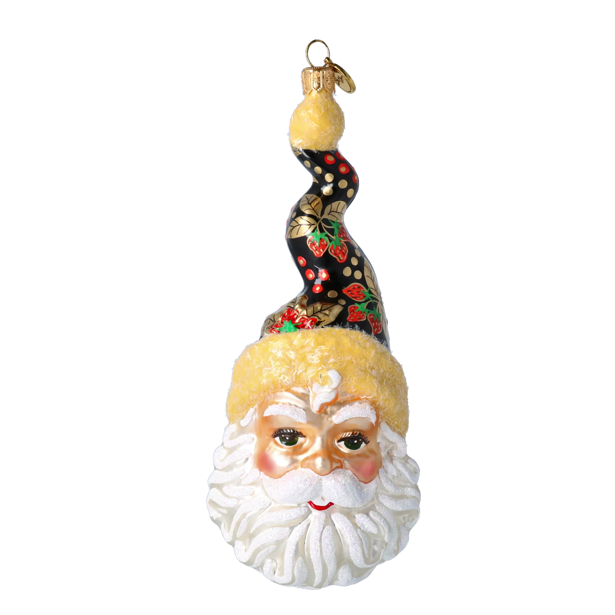 Twisted Cap Santa in Strawberry Folk