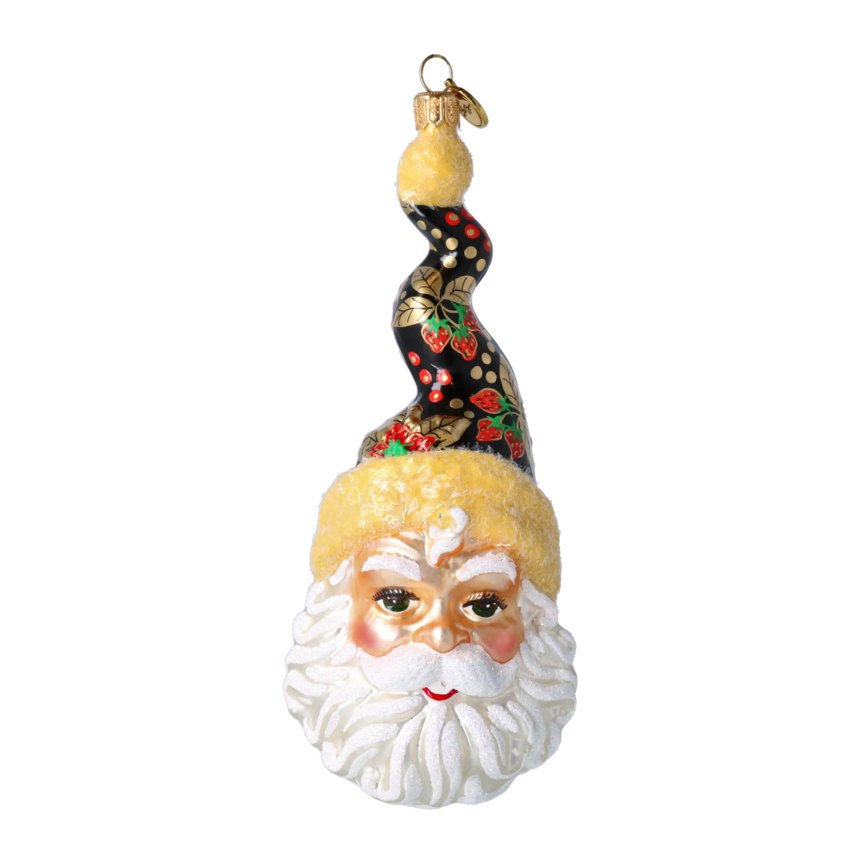 Midnight Berry Wanderer | Hand-Painted Glass Ornament | Blubom 2020-375