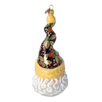 Midnight Berry Wanderer | Hand-Painted Glass Ornament | Blubom 2020-375