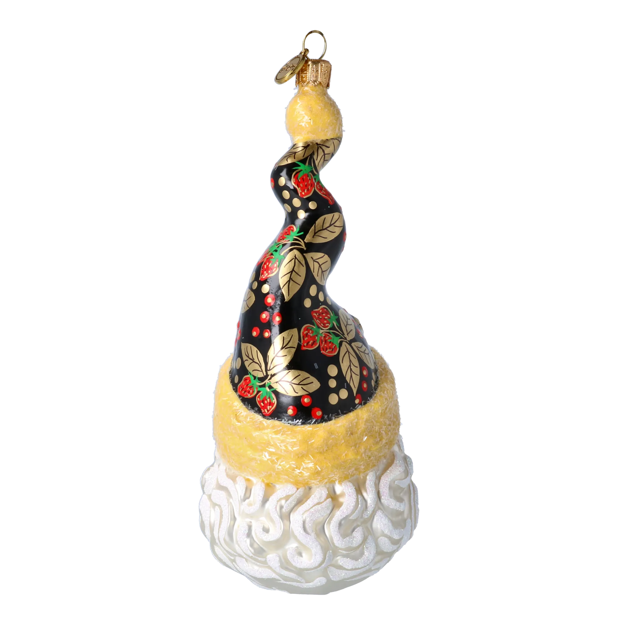 Midnight Berry Wanderer | Hand-Painted Glass Ornament | Blubom 2020-375
