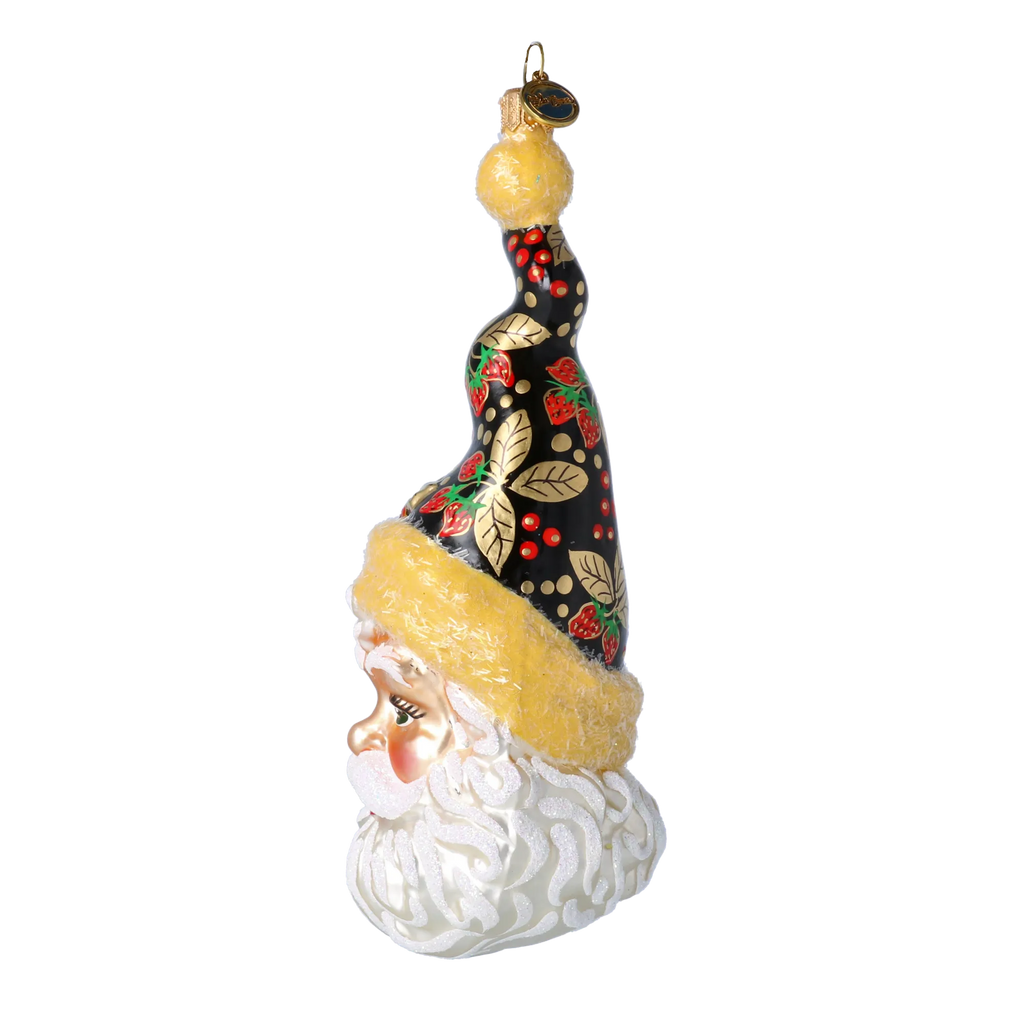 Midnight Berry Wanderer | Hand-Painted Glass Ornament | Blubom 2020-375