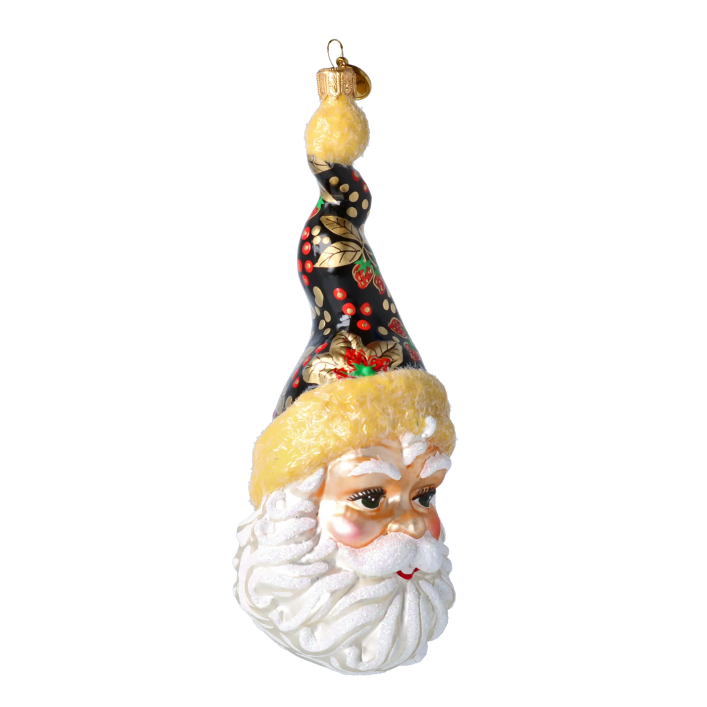 Midnight Berry Wanderer | Hand-Painted Glass Ornament | Blubom 2020-375