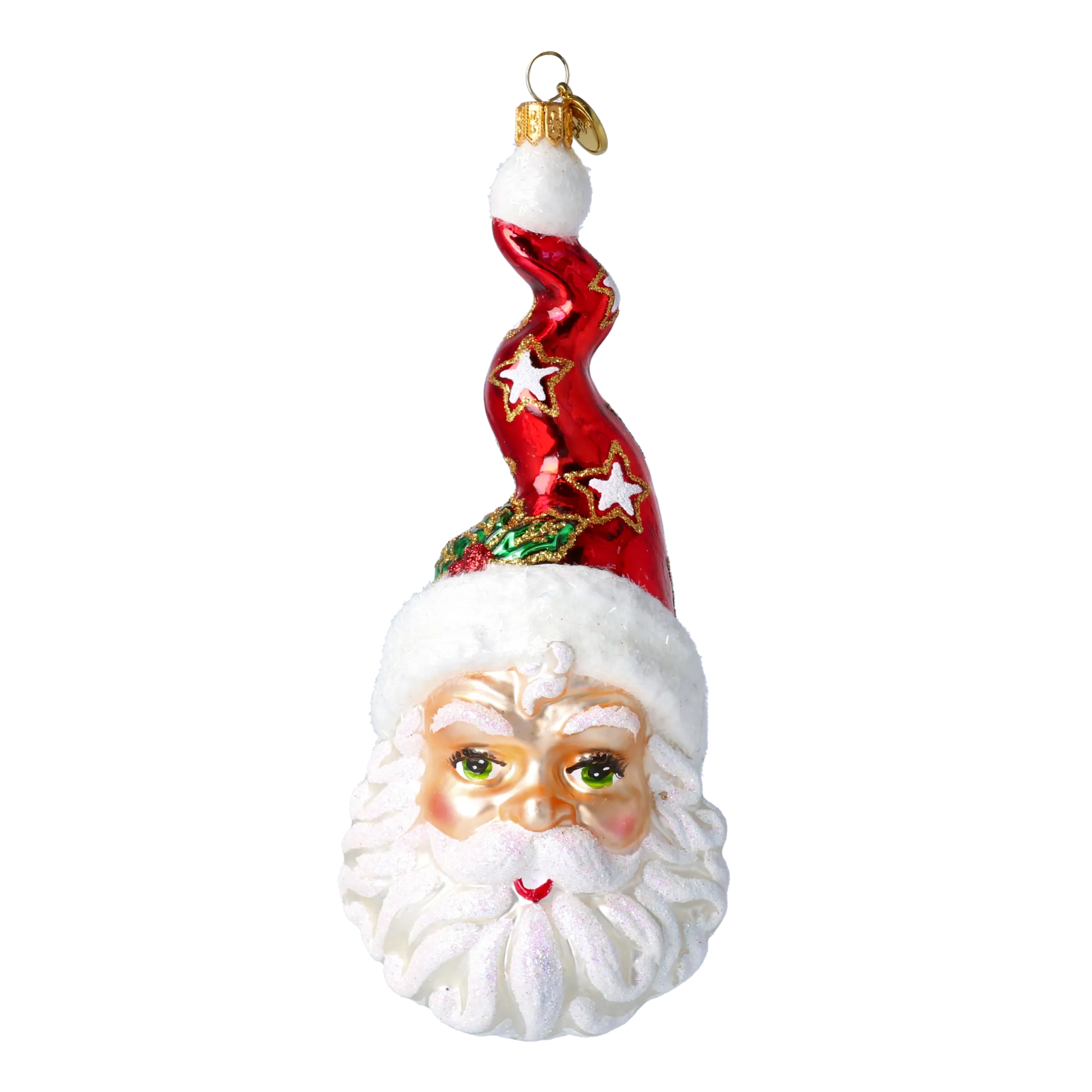Twisted Cap Santa in Starlit Scarlet