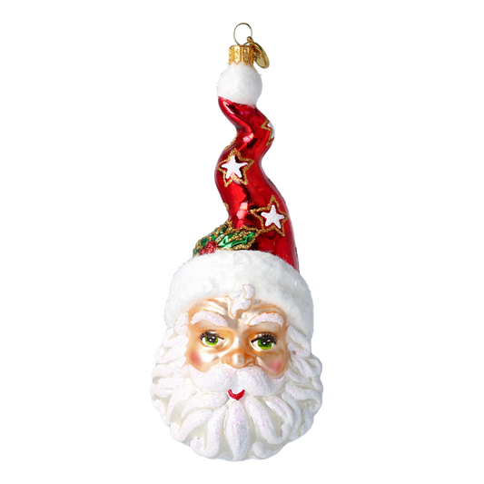 Starry Crimson Saint Premium christmas glass ornament 2020-377