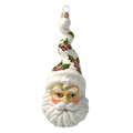 Serene Holly Spire | Hand-Painted Glass Ornament | Blubom 2020-378