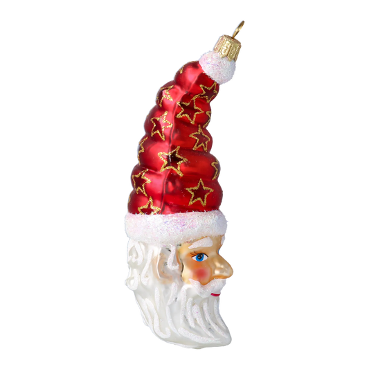 Crimson Starlight Santa Premium christmas glass ornament 2020-380