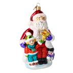 Benevolent Star Patron | Hand-Painted Glass Ornament | Blubom 2020-386