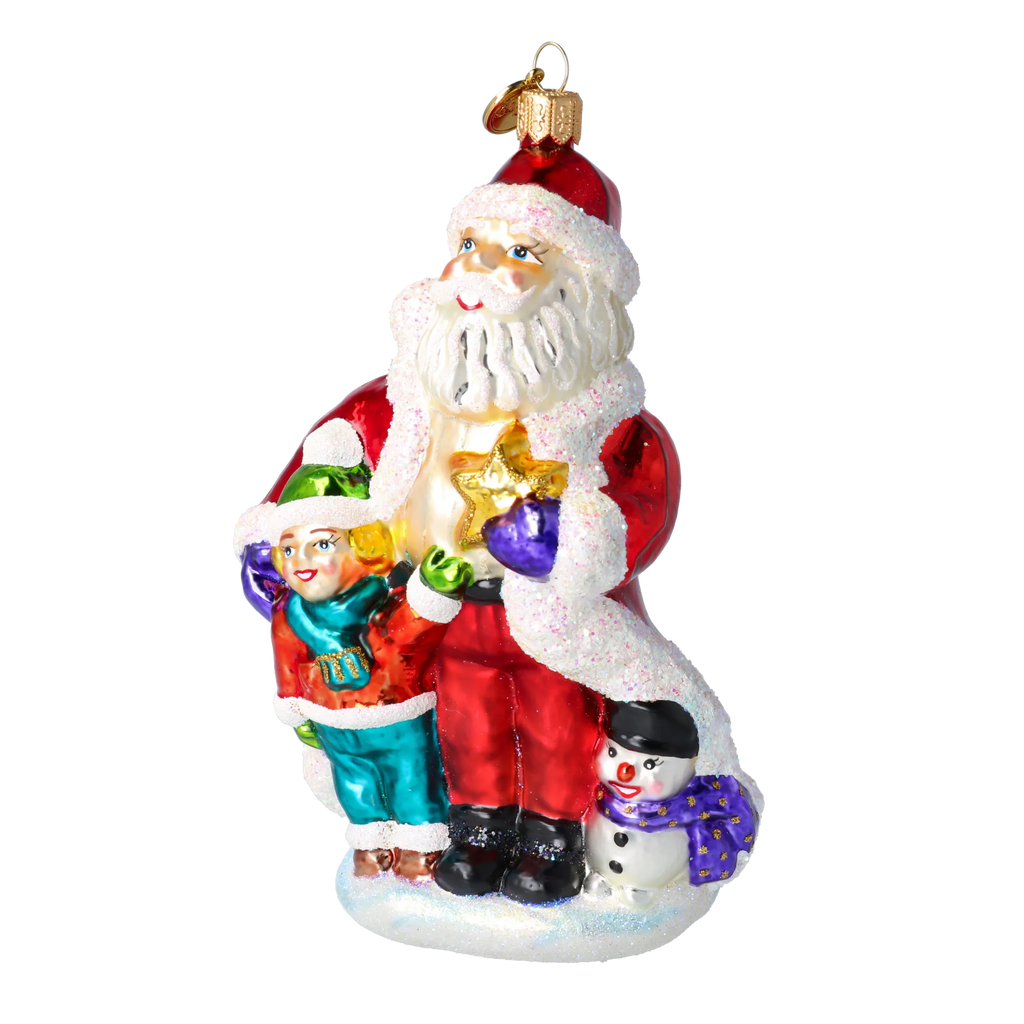 Benevolent Star Patron | Hand-Painted Glass Ornament | Blubom 2020-386