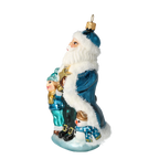 Azure Star Guardian | Hand-Painted Glass Ornament | Blubom 2020-388