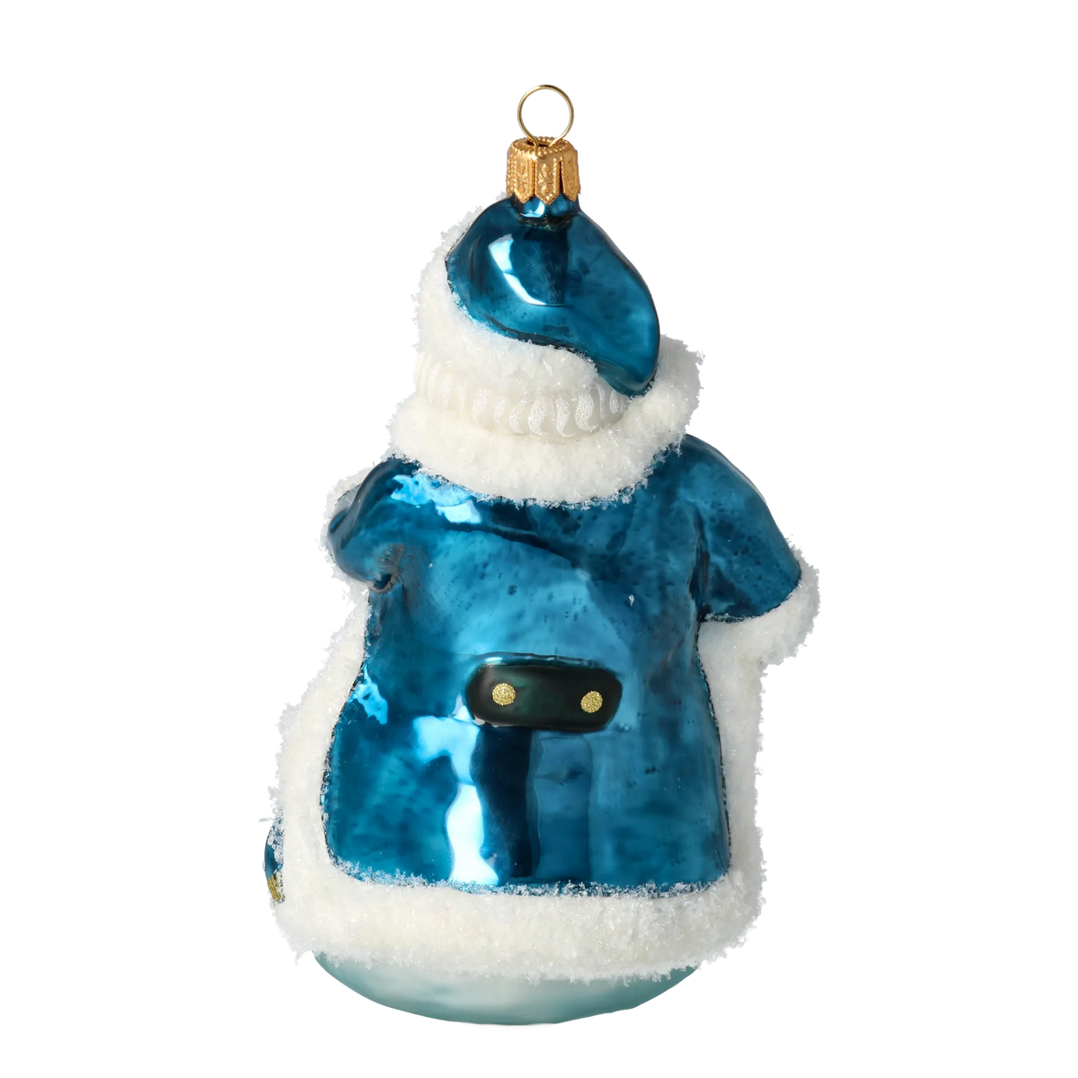 Azure Star Guardian | Hand-Painted Glass Ornament | Blubom 2020-388