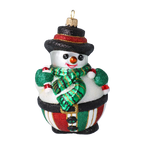 Benevolent Frost Courtier | Hand-Painted Glass Ornament | Blubom 2020-392