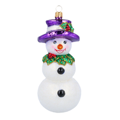 Classic Snowman in Violet