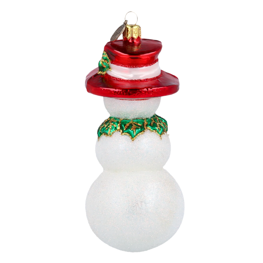 Jovial Holly Squire | Hand-Painted Glass Ornament | Blubom 2020-396