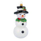 Gracious Holly Gentleman | Hand-Painted Glass Ornament | Blubom 2020-397