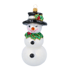 Gracious Holly Gentleman | Hand-Painted Glass Ornament | Blubom 2020-397