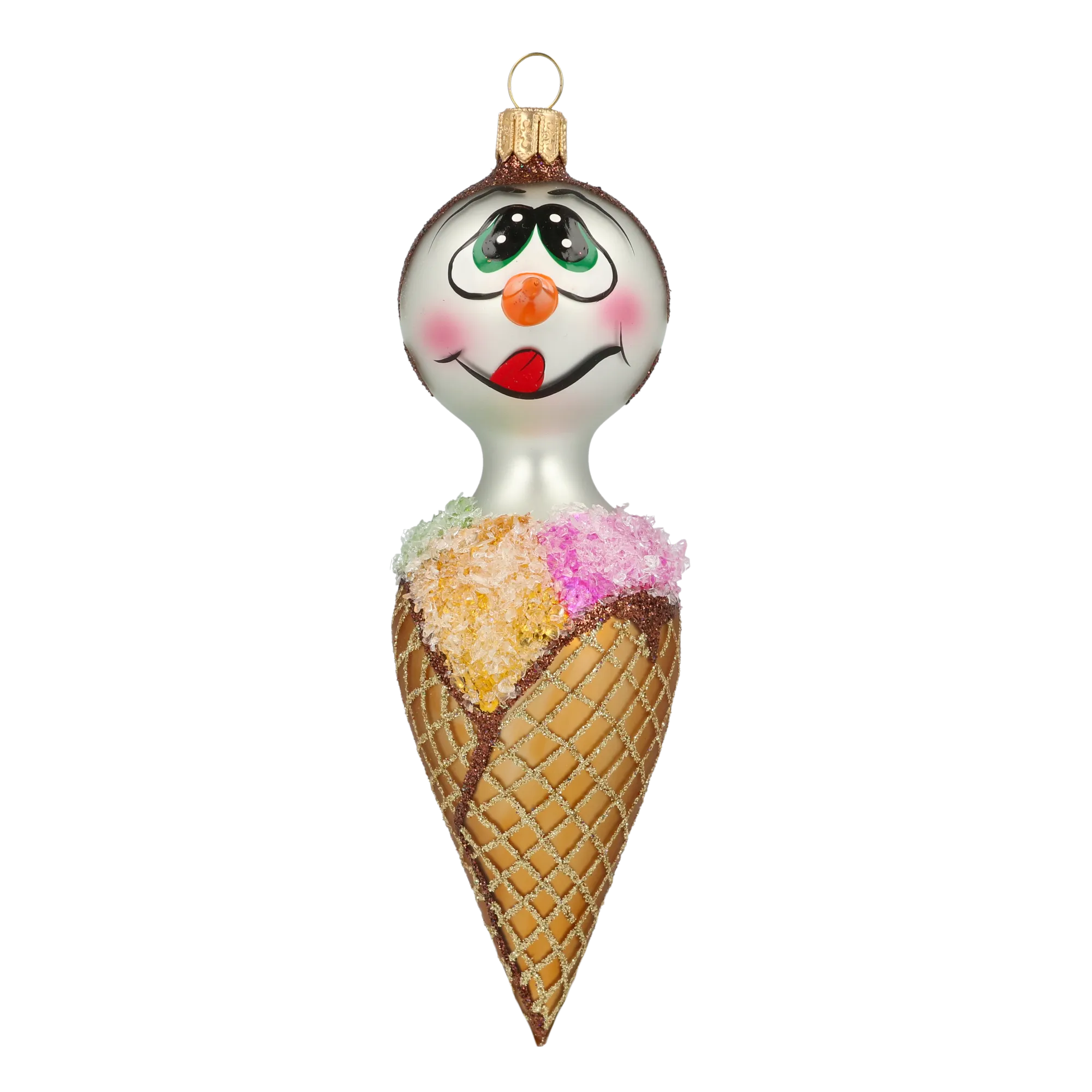 Waffle Snowman Icicle