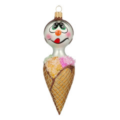 Waffle Snowman Icicle