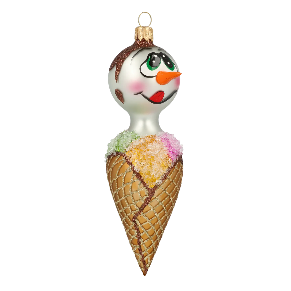 Ravenous Sugar Scoop | Hand-Painted Glass Ornament | Blubom 2020-404
