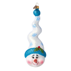 Jovial Arctic Ascent | Hand-Painted Glass Ornament | Blubom 2020-405