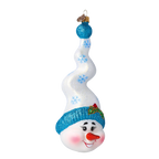 Jovial Arctic Ascent | Hand-Painted Glass Ornament | Blubom 2020-405