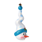 Jovial Arctic Ascent | Hand-Painted Glass Ornament | Blubom 2020-405