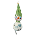Mirthful Frost Voyager | Hand-Painted Glass Ornament | Blubom 2020-411
