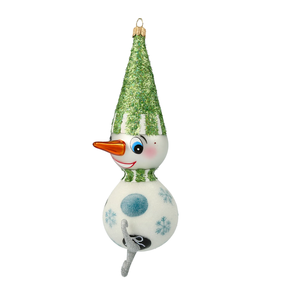 Mirthful Frost Voyager | Hand-Painted Glass Ornament | Blubom 2020-411