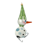 Mirthful Frost Voyager | Hand-Painted Glass Ornament | Blubom 2020-411