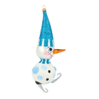 Mirthful Frost Glider | Hand-Painted Glass Ornament | Blubom 2020-412