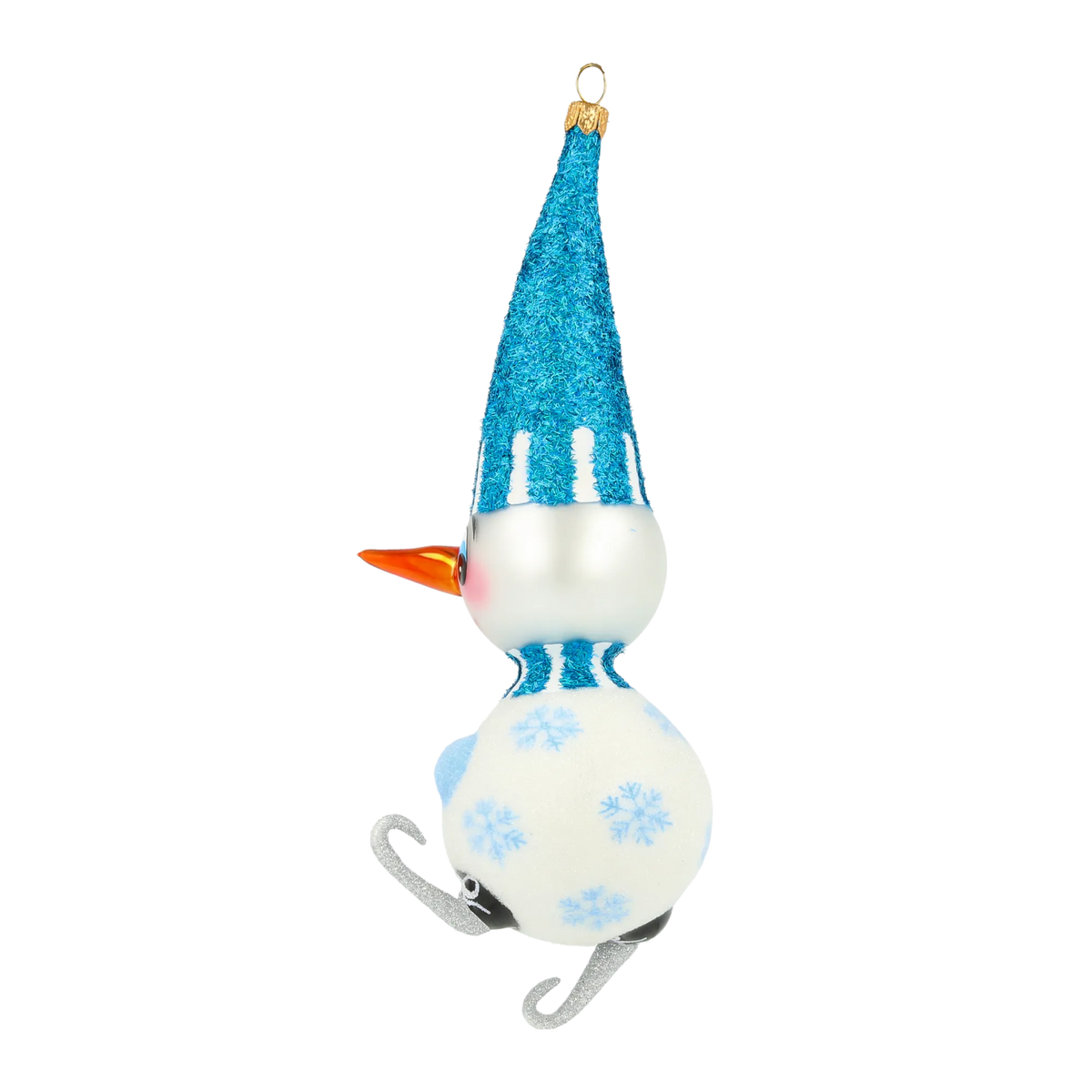 Mirthful Frost Glider | Hand-Painted Glass Ornament | Blubom 2020-412