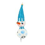 Mirthful Frost Glider | Hand-Painted Glass Ornament | Blubom 2020-412