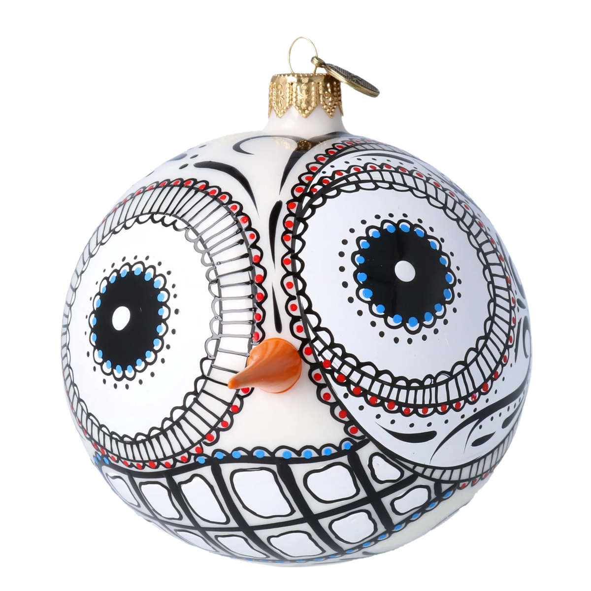 Vigilant Sentinel | Hand-Painted Glass Ornament | Blubom 2020-414