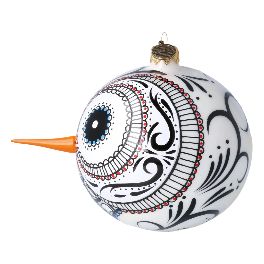 Vigilant Sentinel | Hand-Painted Glass Ornament | Blubom 2020-414