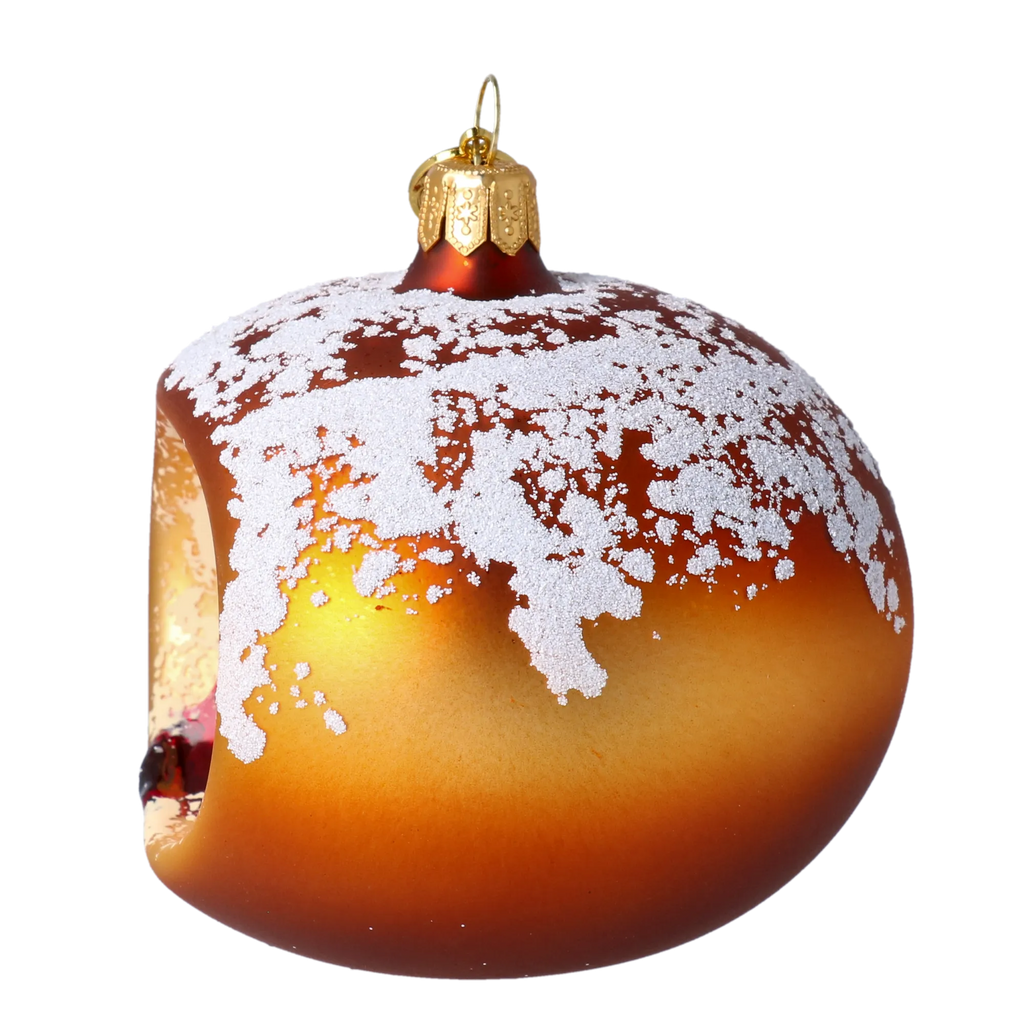 Copper Hearth Silence | Hand-Painted Glass Ornament | Blubom 2020-445