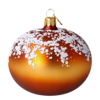 Copper Hearth Silence | Hand-Painted Glass Ornament | Blubom 2020-445
