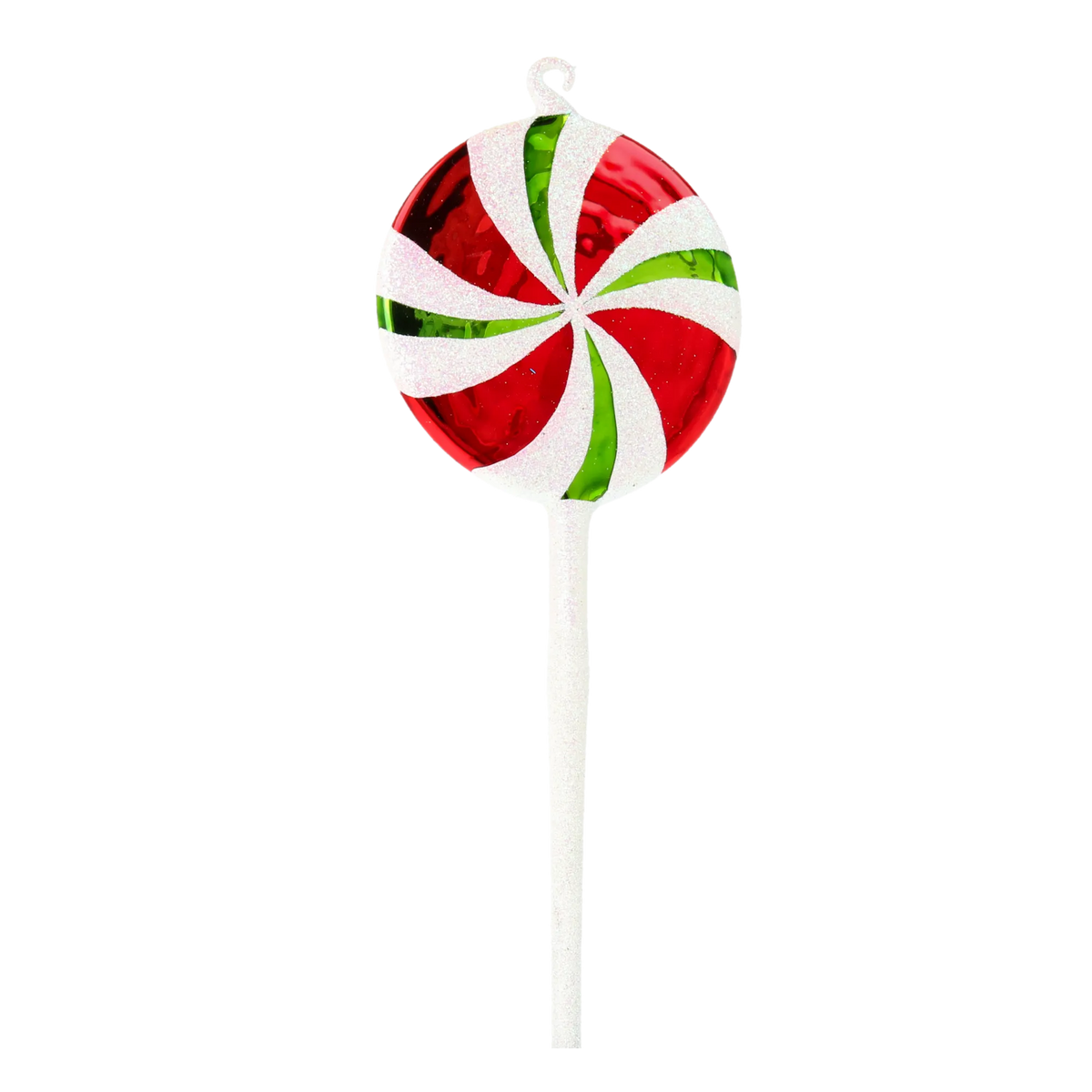 Jubilant Sugar Carousel | Hand-Painted Glass Ornament | Blubom 2020-447
