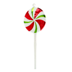 Jubilant Sugar Carousel | Hand-Painted Glass Ornament | Blubom 2020-447