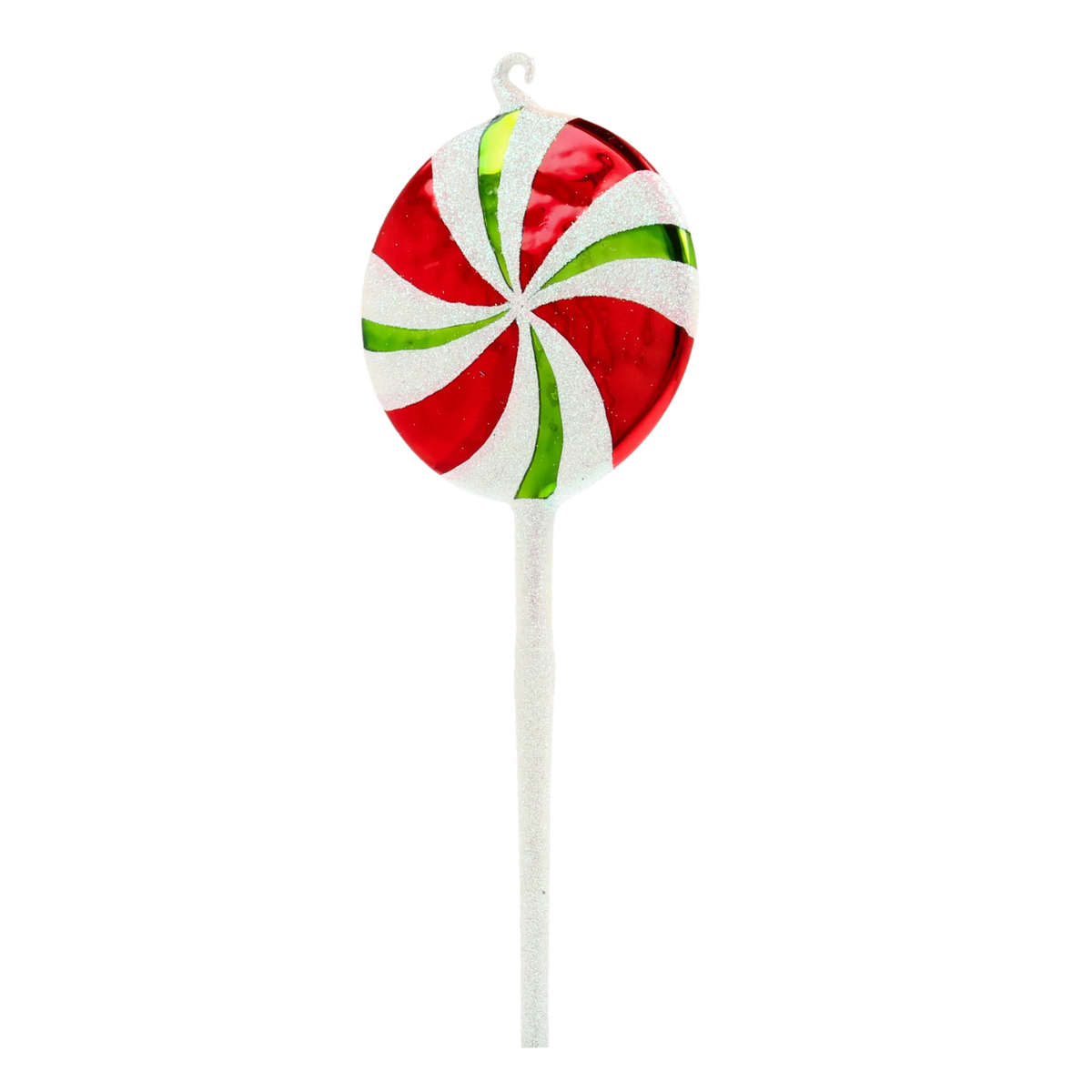 Jubilant Sugar Carousel | Hand-Painted Glass Ornament | Blubom 2020-447