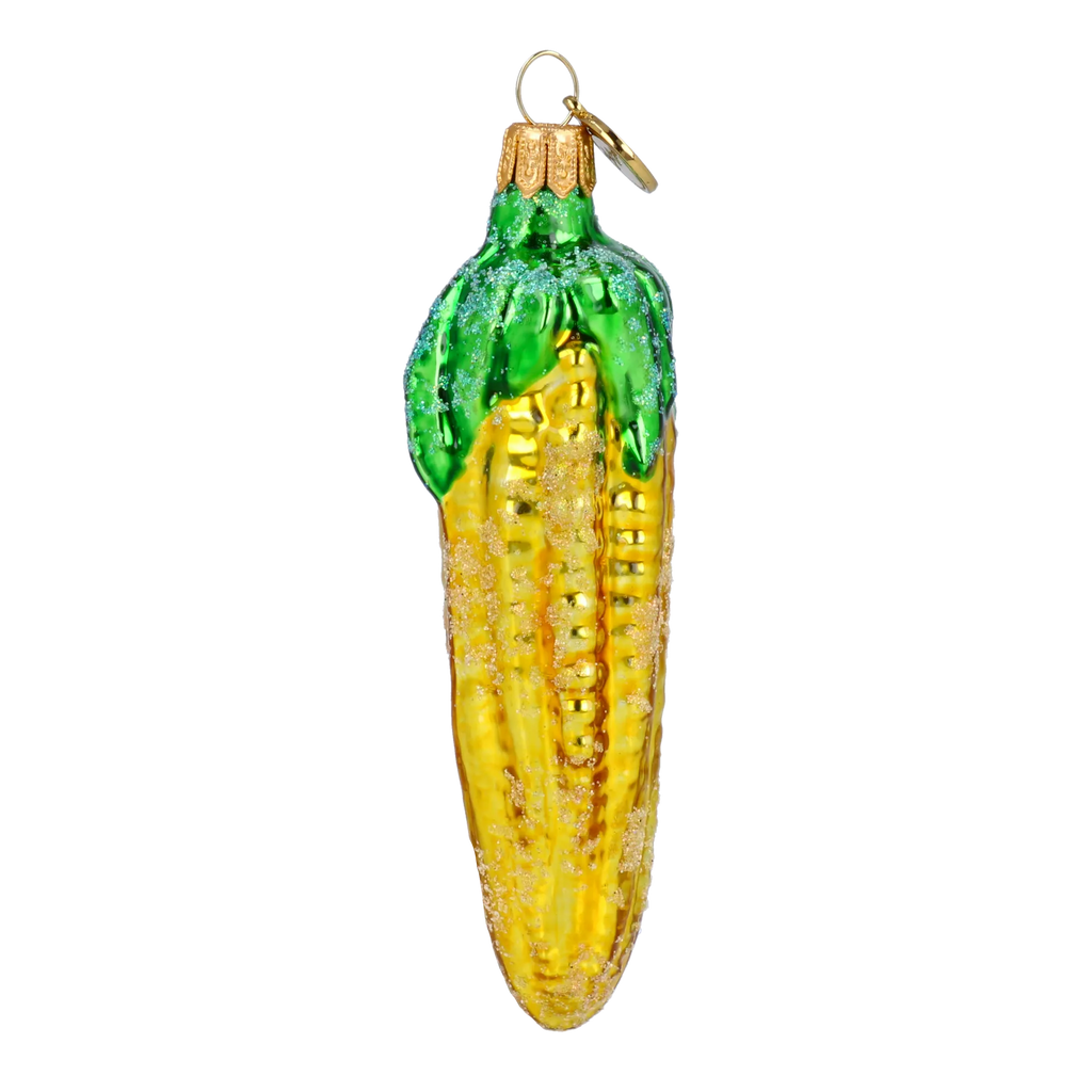 Sunlit Prairie Harvest | Hand-Painted Glass Ornament | Blubom 2020-462