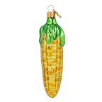 Amber Harvest Maize | Hand-Painted Glass Ornament | Blubom 2020-463
