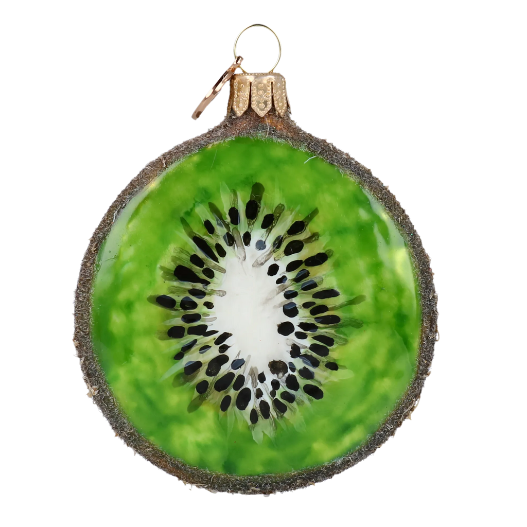 Verdant Solar Rhythm | Hand-Painted Glass Ornament | Blubom 2020-464