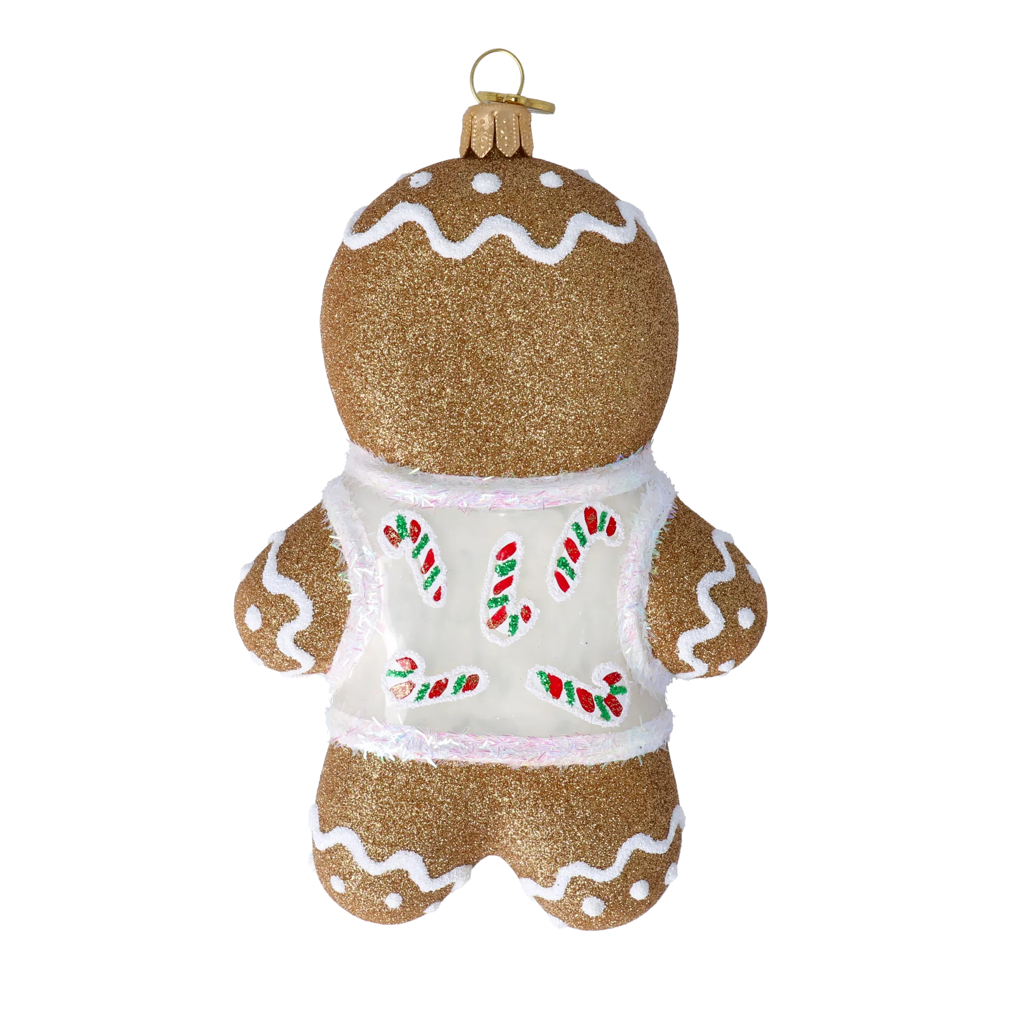 Dapper Clove Gentleman | Hand-Painted Glass Ornament | Blubom 2020-465